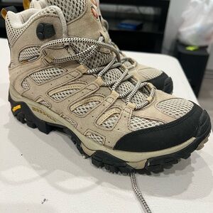 Merrell Beige Lace Up Boots